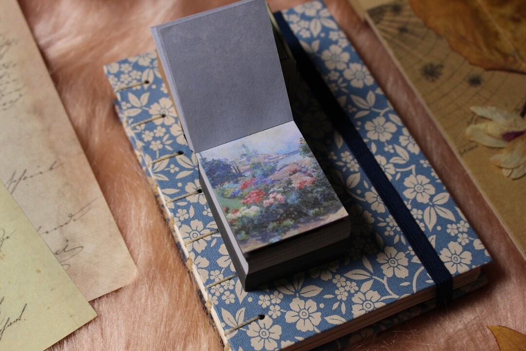 book pages close up
